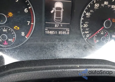 2013 Volkswagen Passat 2.5L Sel из США, поврежденный, VIN 1VWCP7A35DC038898